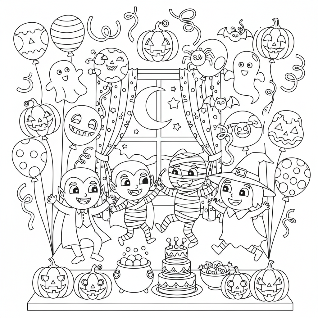 Halloween coloring pages