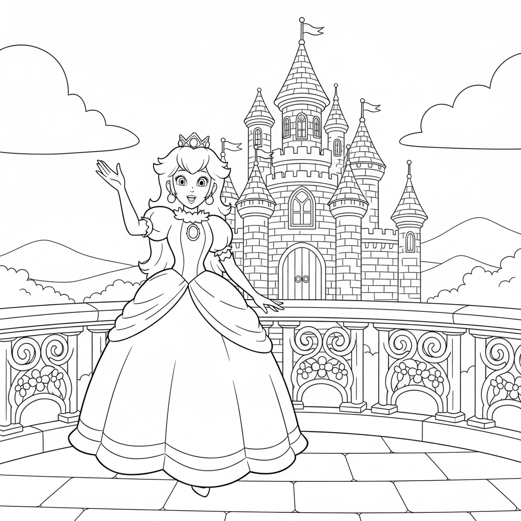 Mario coloring pages
