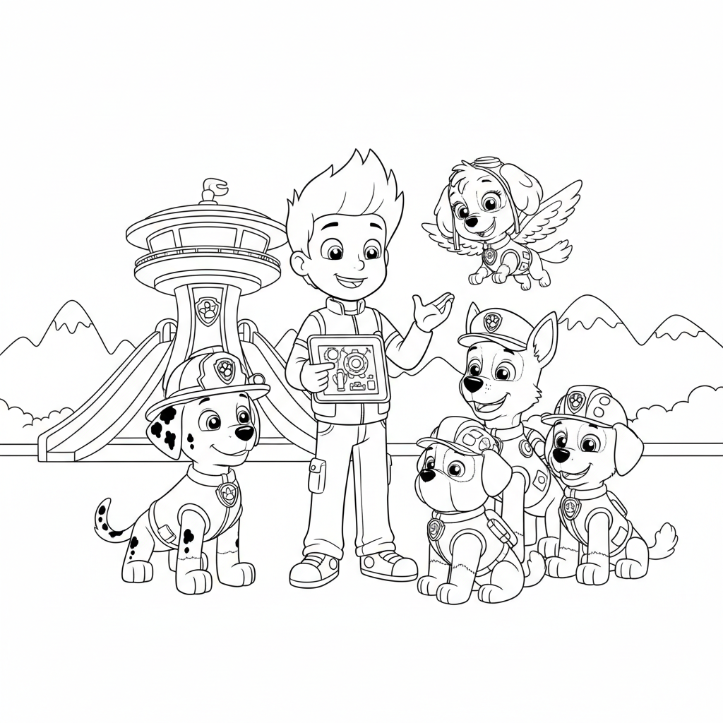 Paw Patrol coloring pages