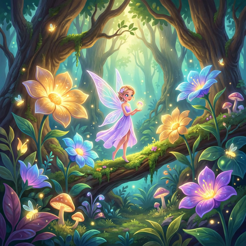 Flora and the Forest of Lights